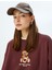 Ayı Işlemeli Sloganlı Bisiklet Yaka Şardonlu Oversize Sweatshirt 1