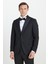 Slim Fit Dar Kesim Kırlangıç Yaka Kapak Cepli Esnek Smokin Takımı 1