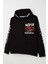 Erkek Çocuk Sweatshirt Kanguru Cepli Kapüşonlu 9-16 Yaş, Siyah 3