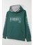 Erkek Çocuk Sweatshirt Kapüşonlu Kanguru Cepli 9-16 Yaş, Petrol Yeşili 3