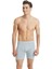 Erkek Pamuk Elastan Retro Boxer Tender Cotton 9216 - Gri Melanj 1