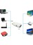 To VGA + Audio Dönüştürücü Adaptör + Aux Kablo C-844 3