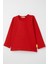 Kız Bebek Uzun Kollu Tişört Basic 9 Ay-3 Yaş, Kırmızı 3
