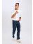 Sergio Regular Fit Normal Kalıp Normal Bel Boru Paça Jean Pantolon D.blue 3