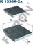 K1336A-2X Polen Filtresi Bmw X3 F25 X4 F26 Karbonlu 64319312318 1