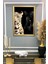Dekoratif Modern Desenli Çerçeveli Kumaş Baskı Tablo 50x70cm 2