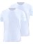 Tender Cotton Kısa Kol 2 li Beyaz T-shirt 9675 1