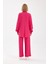 Fuşya Oversize Viskon Takım 1
