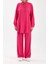 Fuşya Oversize Viskon Takım 4