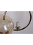 Bubble Lamp Damla Model Altın Sarı Renk Kaplamalı Camlı Aplik (Ampul Dahil) 3