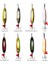 Effzett Standard Spoon Slim 9.5 cm 32 gr Sinking Kaşık Fluo Green/black Uv 2