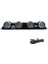 Offroad Sis Lambası Yuvarlak Siyah 12X4 LED 12-24V Set /LASS243 3