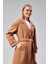 Kuşaklı Oversize Kaşe Kaban 4
