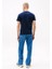 Erkek Slim Fit T-Shirt - Lacivert 3