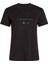 Kadın Glossy Monologo Regular T-Shirt - Siyah 3