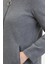 Kapüşonlu Kaşe Kap 8001-02 Gri 4