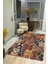 Kaymaz Tabanlı Yıkanabilir Leke Tutmaz Kilim Desenli Salon Halısı Dot Taban Halı KDH13 1
