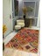 Kaymaz Tabanlı Yıkanabilir Leke Tutmaz Kilim Desenli Salon Halısı Dot Taban Halı KDH31 1