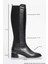 Rochos Siyah Cilt Streç Detaylı Hakiki Deri Kadın Çizme 4