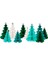 - Green Forest Honeycomb Decorations - Yeşil Orman Petekli Dekorlar - 10'lu 1