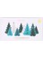 - Green Forest Honeycomb Decorations - Yeşil Orman Petekli Dekorlar - 10'lu 2