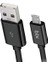 BX100MB 3A Usb-A To Mıcro USB Chargıng Cable,siyah 1