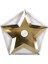 - Gold Foil Star Plates - Altın Folyo Yıldız Tabak 2