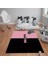 Kaymaz Tabanlı Yıkanabilir Blackpink Desenli Çocuk Halısı Dot Taban Halı 1