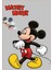 Kaymaz Tabanlı Yıkanabilir Mickey Mouse Desenli Çocuk Halısı Dot Taban Halı 3