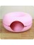 Keçe Tünel Donut Kedi Yuvası 50X20 cm Pembe (Yurt Dışından) 5