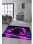 Kaymaz Taban Makinada Yıkanabilir Neon Motor Desenli Çocuk Halısı 1