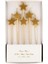 - Gold Star Candles - Altın Yıldız Mumlar - 6'lı 1