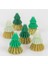 - Green Mini Tree Candles - Yeşil Mini Ağaç Mumlar (6'lı) 2