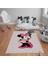 Kaymaz Tabanlı Yıkanabilir Mickey Minnie Desenli Çocuk Halısı Dot Taban Halı 1