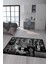 Kaymaz Taban Makinada Yıkanabilir Dijital Baskı Modern Desenli Genç Odası Halısı 1