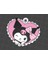 3D Baskılı Kuromi Anahtarlık 1