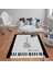Kaymaz Tabanlı Yıkanabilir Piano Desenli Çocuk Halısı Dot Taban Halı 1