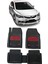 Honda Civic Fd6 2006-2011 Araca Uyumlu Krom Kırmızı Derin Havuzlu Siyah Oto Paspas Takımı 1