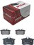 Seat Altea, Altea Xl 2004-2015 Tırnaklı Tip Arka Fren Balatası Takım 1