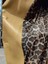 MODAYİĞİT Camel Rengi Leopar Astarlı Kadın Deri Şık Blazer Ceket 5