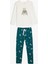 Ayıcık Desenli Uzun Kollu Pamuklu Pijama Takımı 1