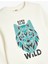 Kurt Baskılı Bisiklet Yaka Uzun Kollu Sweatshirt 3