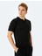 Slim Fit Polo Yaka Kısa Kollu Triko Kazak 3