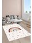 Kaymaz Taban Yıkanabilir Minimal Desenli Çocuk Halısı 1