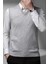 Erkek V Yaka Triko Tüylenmez Süveter Erkek Slim Fit Süveter 1