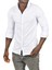 Likralı Kumaşı Fitilli Slim Fit Uzun Kollu Gömlek 2500805 2