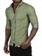 Likralı Kumaşı Fitilli Slim Fit Uzun Kollu Gömlek 2500805 1