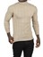 Slim Fit Likralı Tam Balıkçı Yaka Çizgili Boğazlı Kazak 2505504 4