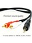 3.5mm Çift 2rca Jak Kablosu 1.5m Stereo Splitter Aux Profesyonel Av Kablosu DVD Tv CD Ses Ampli Cabble 3