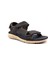 H24815 Plaj ve Günlük Cırtlı Erkek Kahverengi Spor Sandalet 3